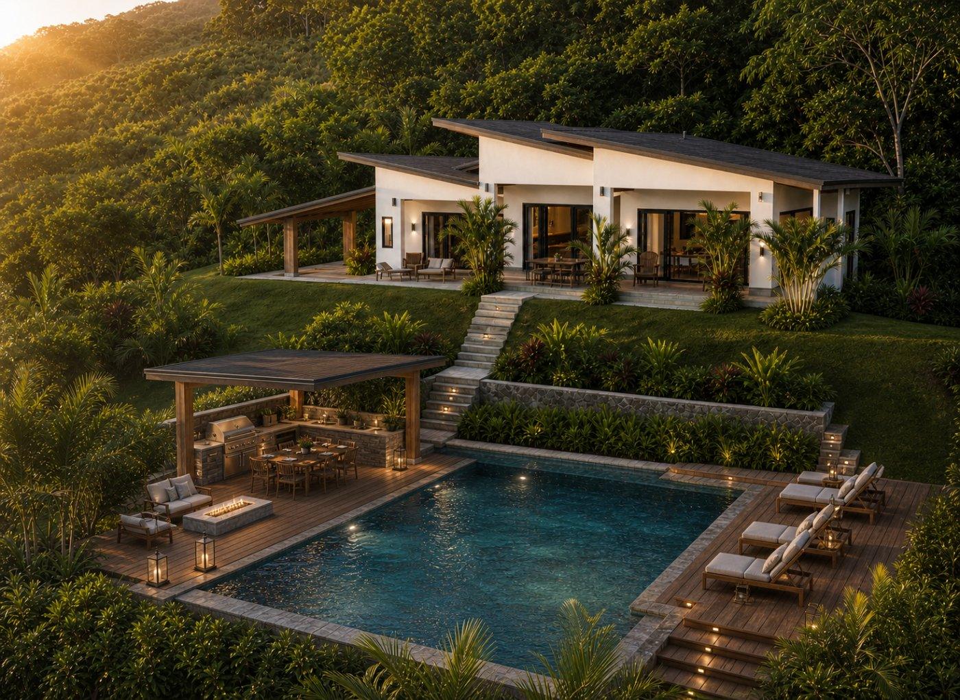 A villa design for the project